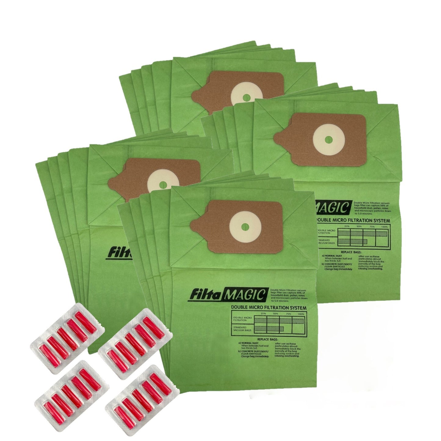 x20 Compatible Numatic Henry & Hetty Vacuum Cleaner Bags