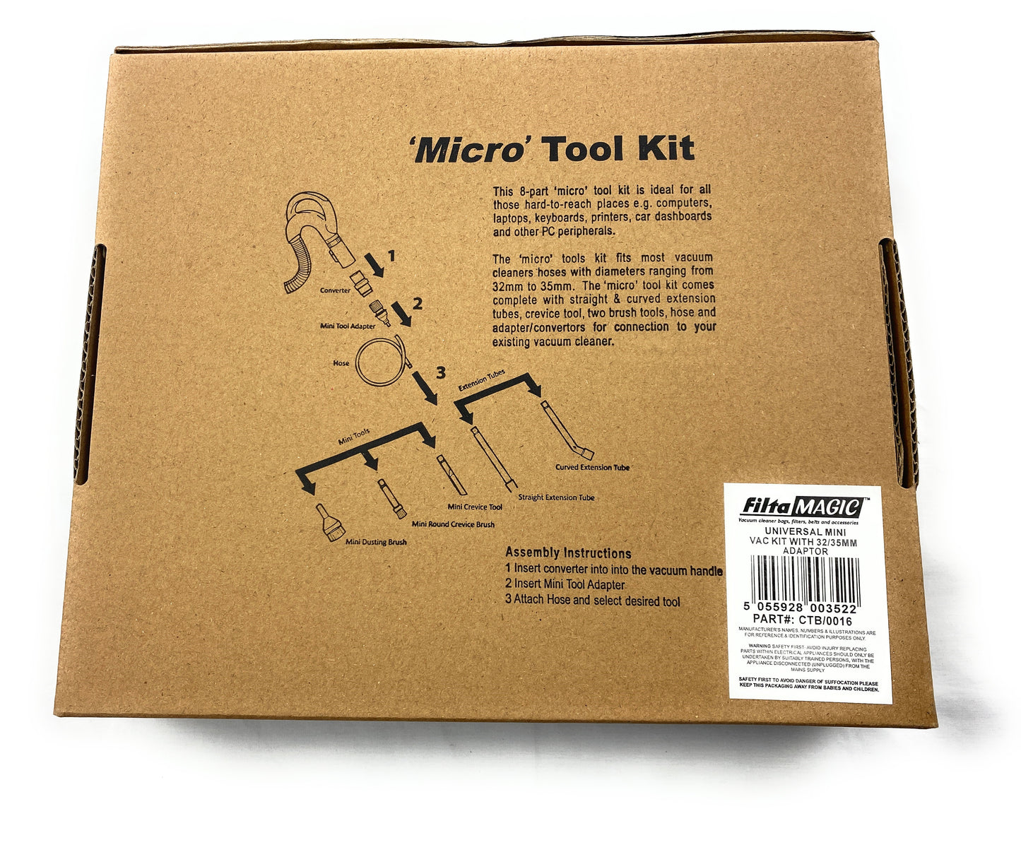 Reviews For MULTI FIT 1-1/4 In. Micro-Cleaning Accessory Kit Shop Vacuum Attachments For Select Ridgid Stinger And Bucket Head Wet Dry Vacs Vt1215 - Foto 6