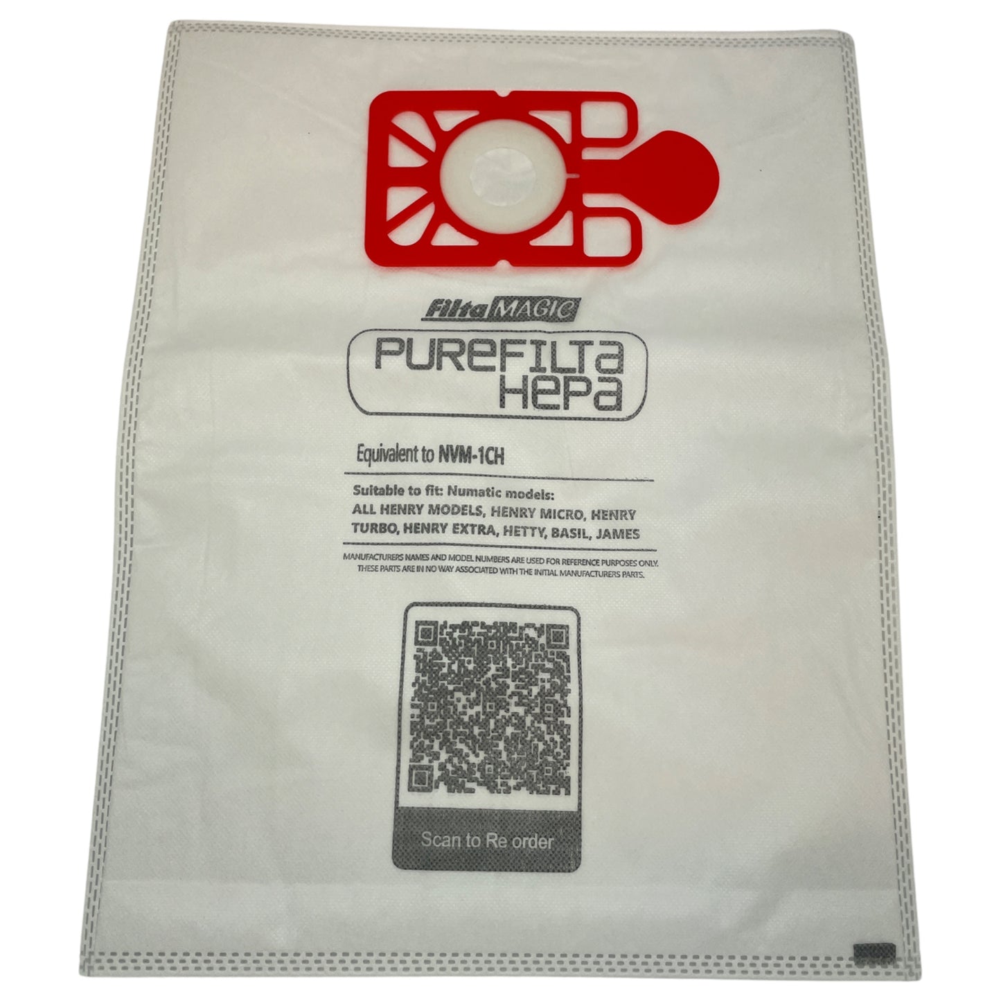 x20 Numatic Henry Vacuum Cleaner HEPA Bags - High Filtration